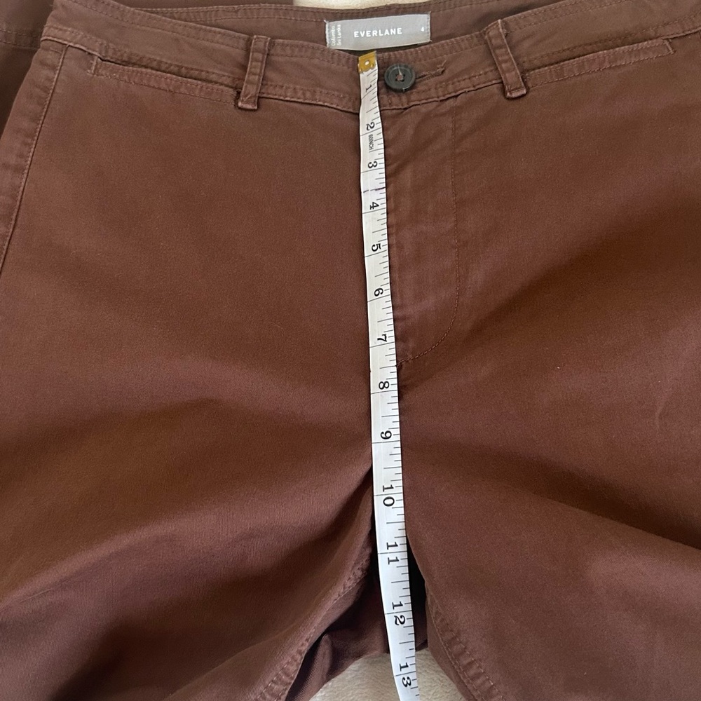 Everlane Tan Khaki Corporate Casual Lightweight Wide Leg Crop Pants women’s Sz 4 - Picture 11 of 16